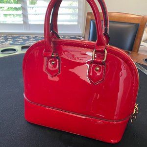 Red Patent Purse